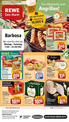 Vorschau von dem Prospekt des Geschäftes Rewe, gültig ab dem 21.06.2026