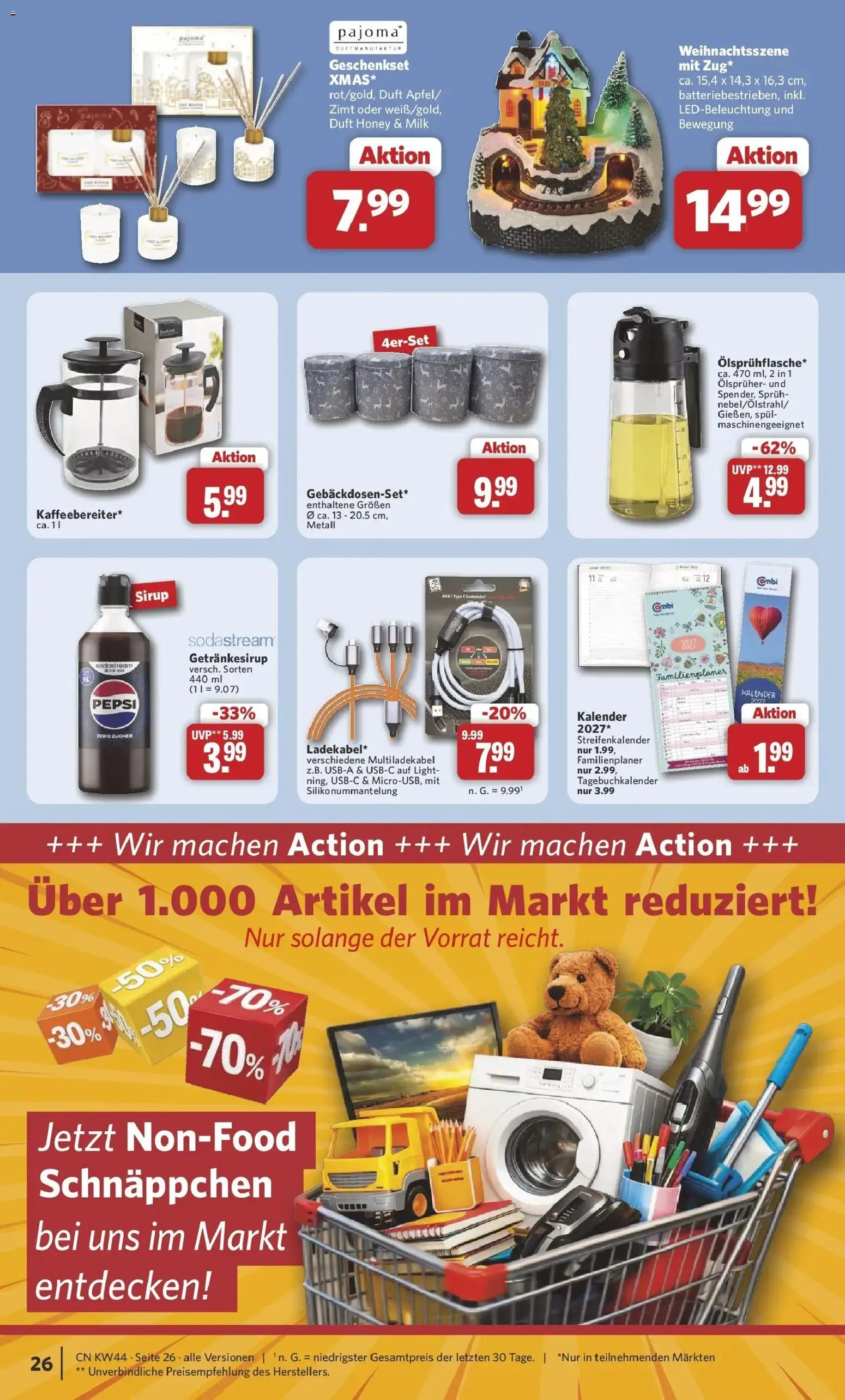 Vorschau von dem Prospekt des Geschäftes Combi, gültig ab dem 26.10.2026