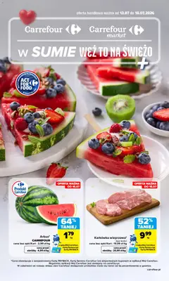 Pogląd gazetki "Carrefour gazetka - Weź to na świeżo" ze sklepu Carrefour ważnej od 13.07.2026