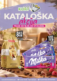 Pregled letka Kort Marketi katalog trgovine Kort Marketi vrijedi od 18.09.2026