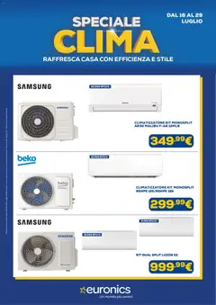 Anteprima dell'opuscolo Euronics volantino Clima dal negozio Euronics valido da 16/07/2026