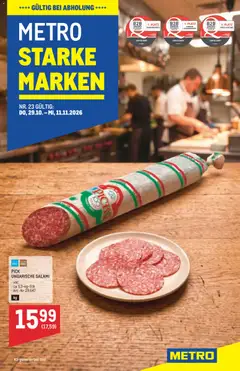 Vorschau der Angebote: Metro Metro angebote Starke Marken gültig ab 29.10.2026