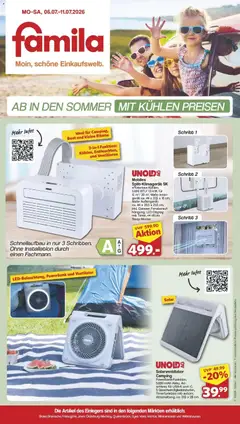 Vorschau von dem Prospekt des Geschäftes Famila Nordwest, gültig ab dem 06.07.2026