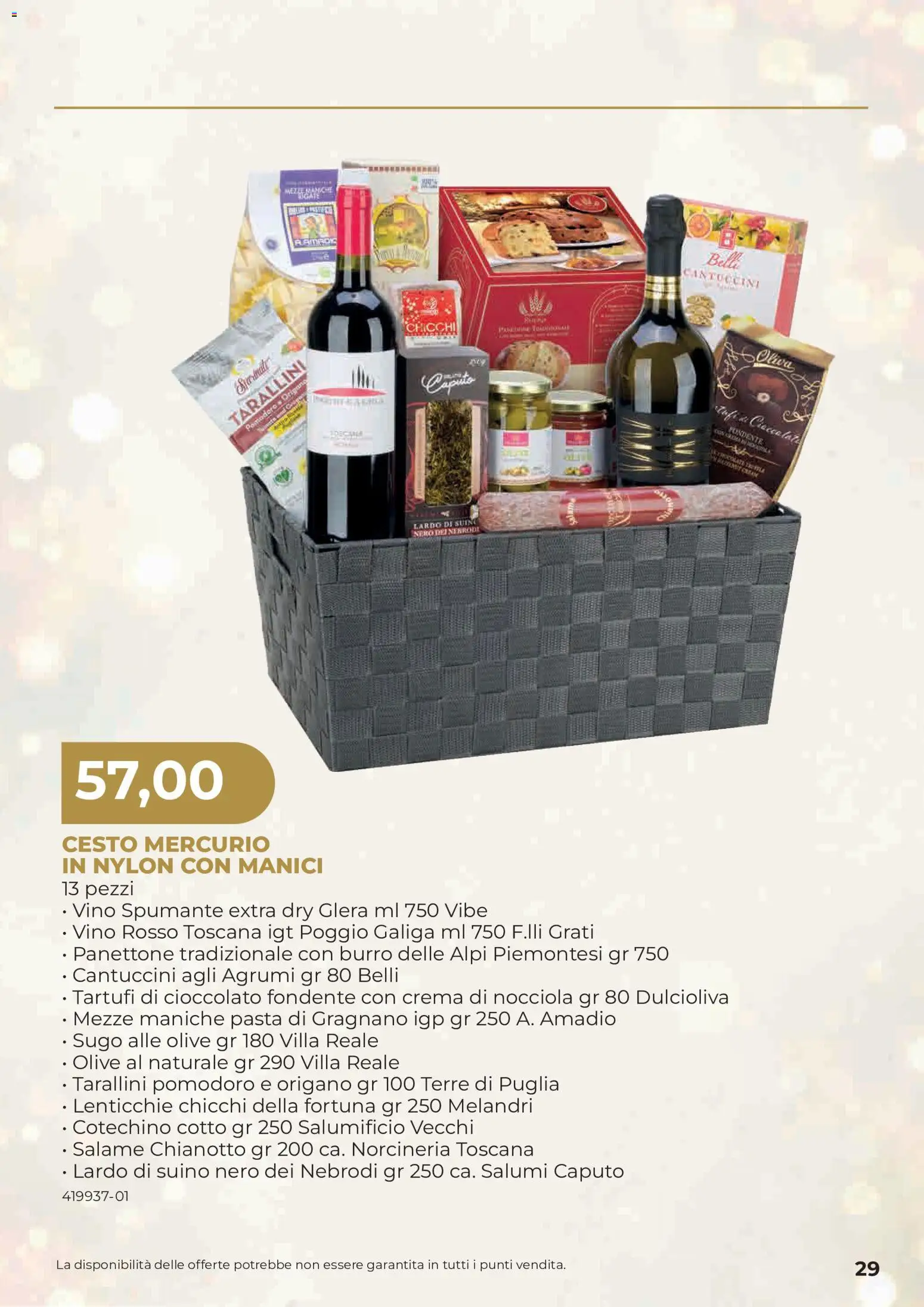 Anteprima dell'opuscolo Sogegross volantino Strenne dal negozio Sogegross valido da 27/10/2026 - Panettone, Lenticchie, Cotechino, Burro, Suino, Sugo, Olive, Lardo