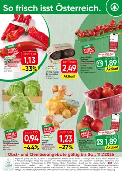 Vorschau der Angebote: Spar Spar Obst & Gemüse gültig ab 06.07.2026