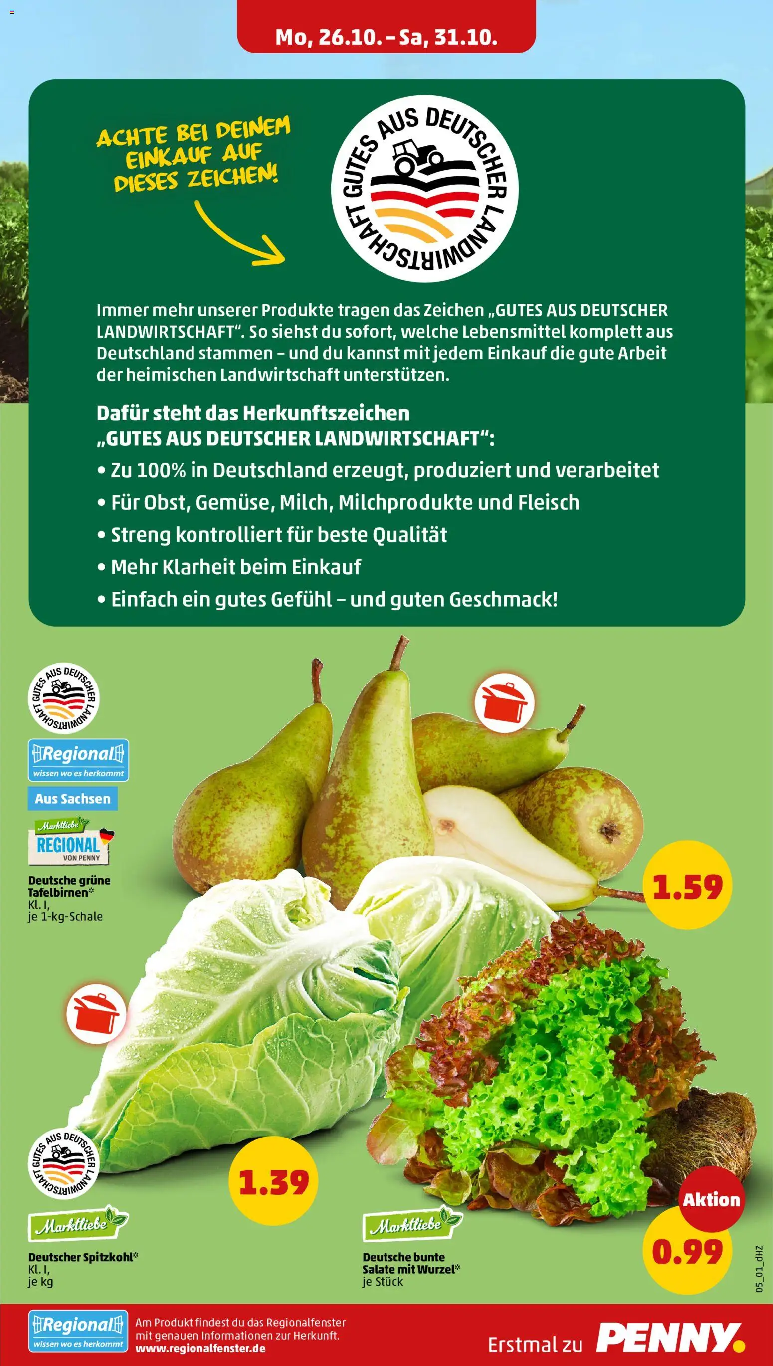 Vorschau von dem Prospekt des Geschäftes Penny, gültig ab dem 26.10.2026
