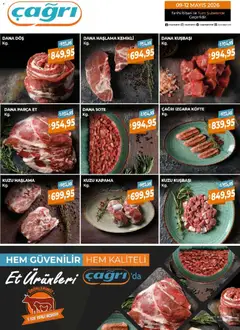 Çağrı Market Çağrı Market - Kasap Katalog 09.05.2026 - Broşürünün önizlemesi