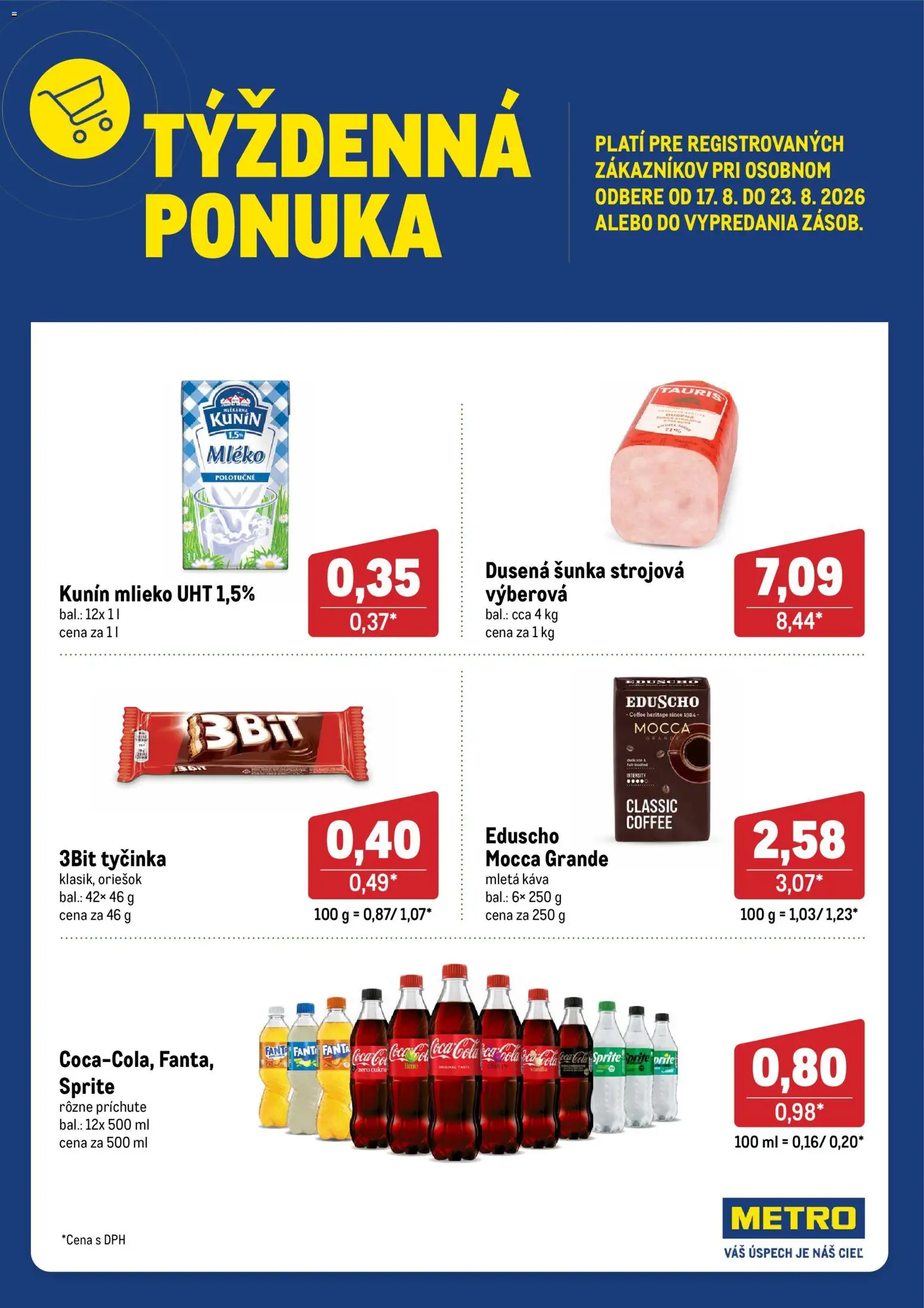 Náhľad Metro letáku platného od 17.08.2026