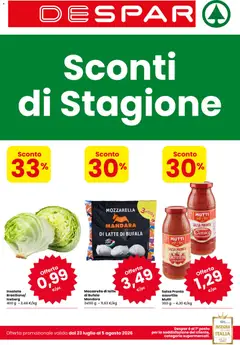 Anteprima dell'opuscolo Despar volantino Padova dal negozio Despar valido da 23/07/2026