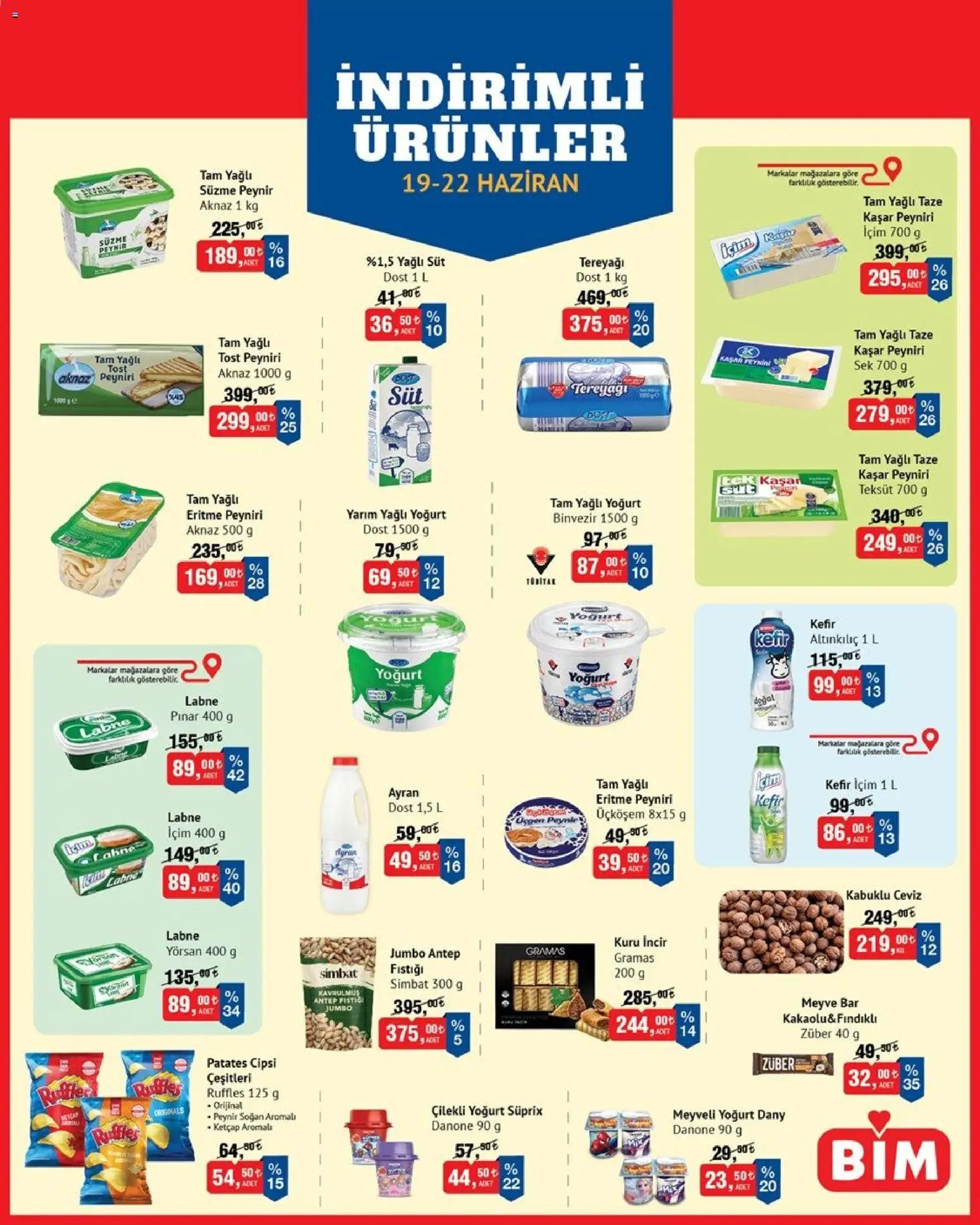 BİM BİM - İndirimli Ürünler 19.06.2026 - Broşürünün önizlemesi