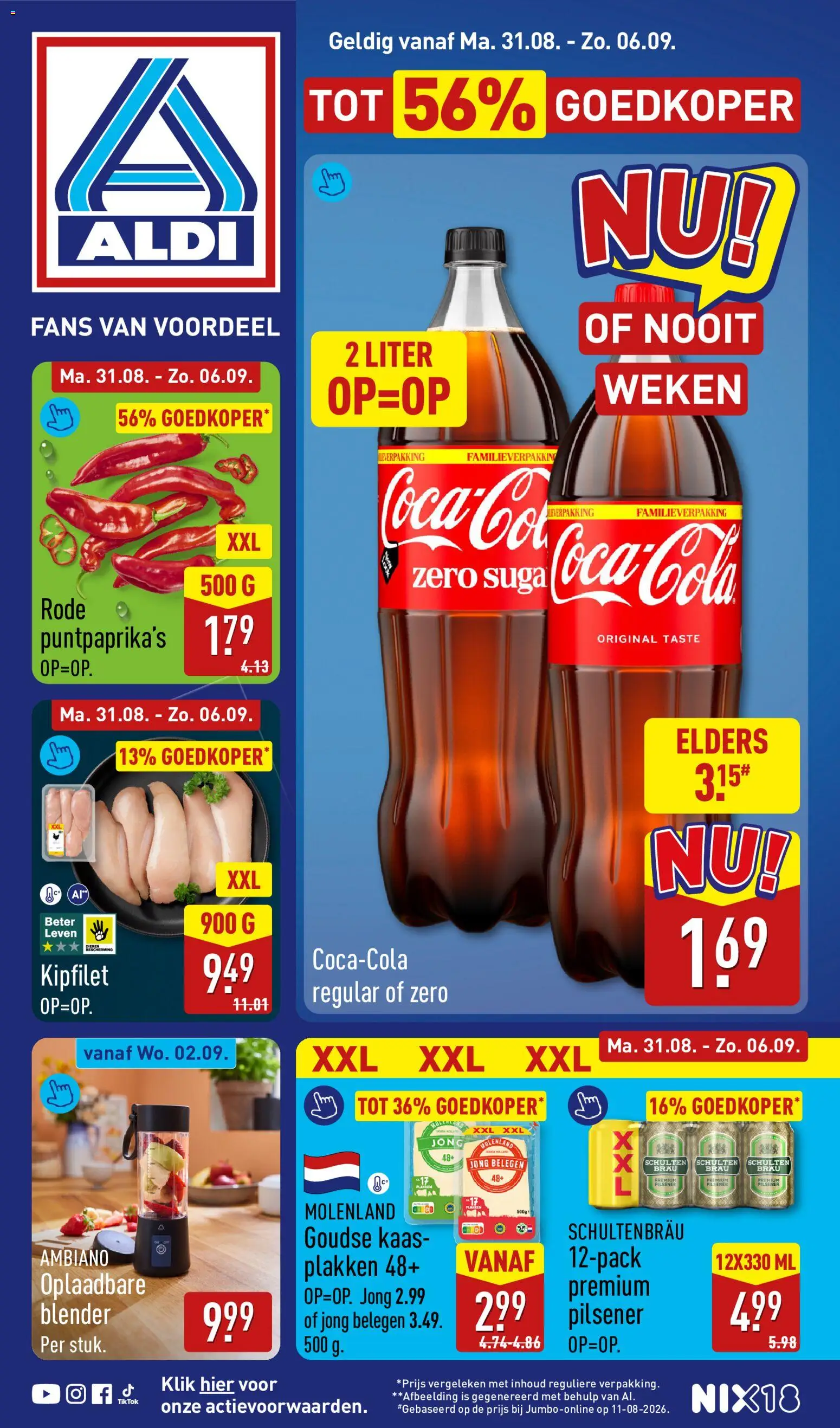 Voorbeeld van Aldi folder week 36 van winkel Aldi geldig vanaf 31-08-2026