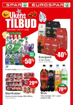 Forhåndsvis Spar kundeavis fra butikk Spar gyldig fra 27/07/2026