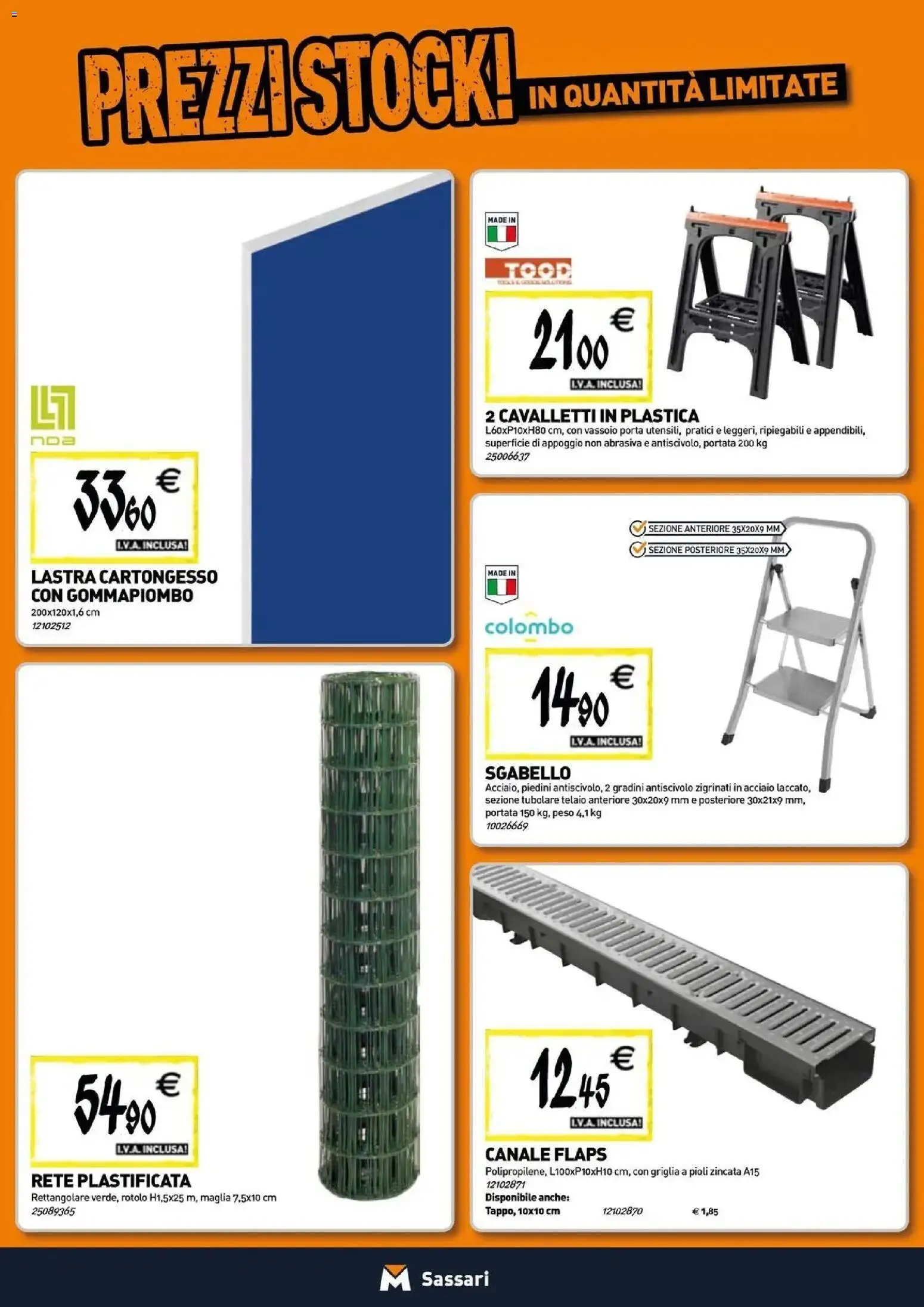 Anteprima dell'opuscolo TECNOMAT catalogo Sassari dal negozio TECNOMAT valido da 29/10/2026 - Porta, Griglia, Sgabello, Vassoio
