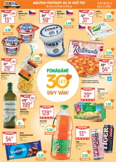 Náhled nabídky: Globus Globus leták - Pomáháme 30 let platný od 26.08.2026