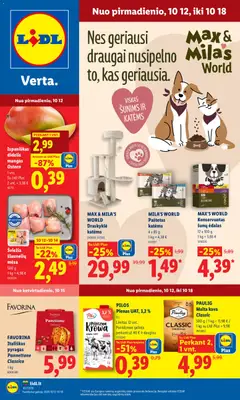 LIDL parduotuvės leidinio LIDL leidinys galiojančio nuo 2026.10.12 peržiūra