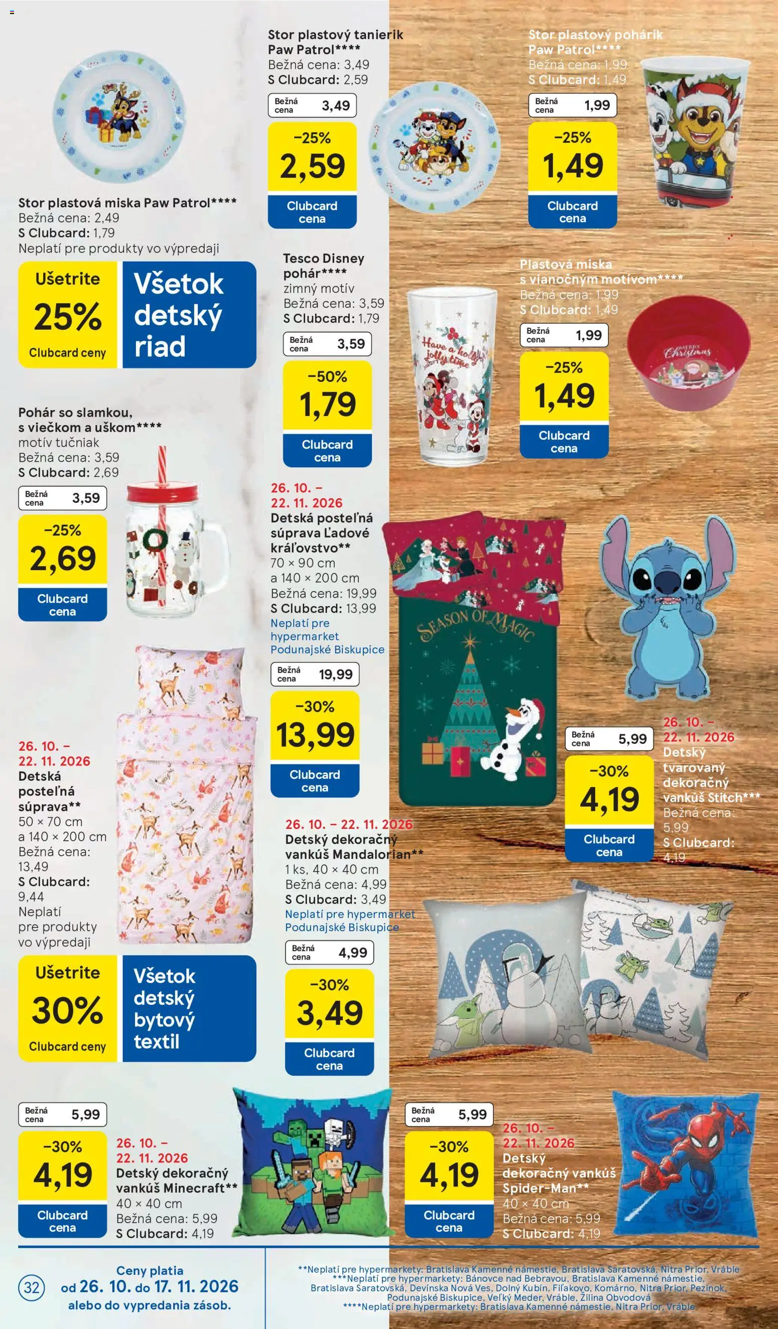 Náhľad Tesco letáku platného od 28.10.2026