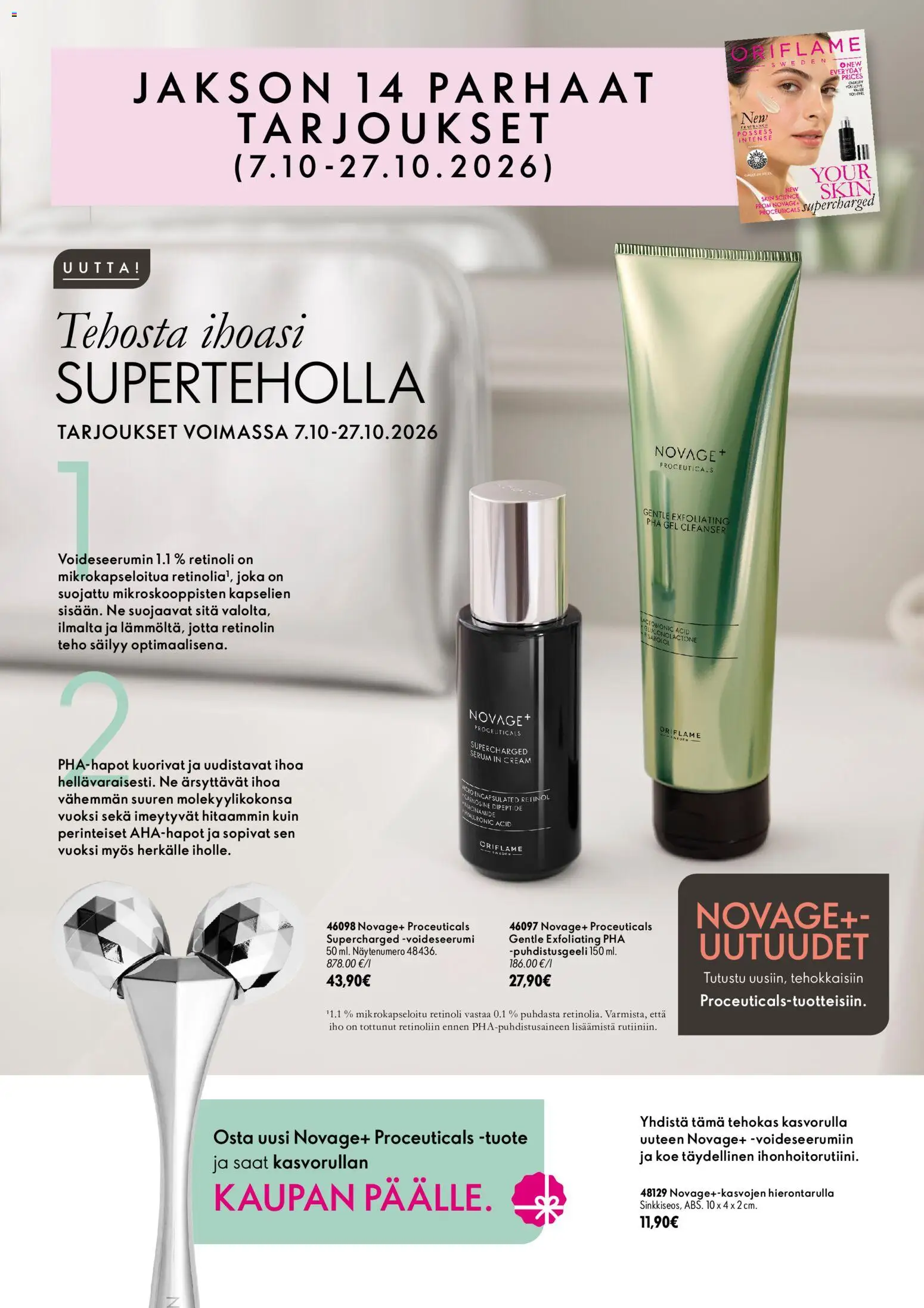 Kaupan Oriflame Oriflame Jakson 14 parhaat tarjoukset esikatselu, voimassa 07/10/2026