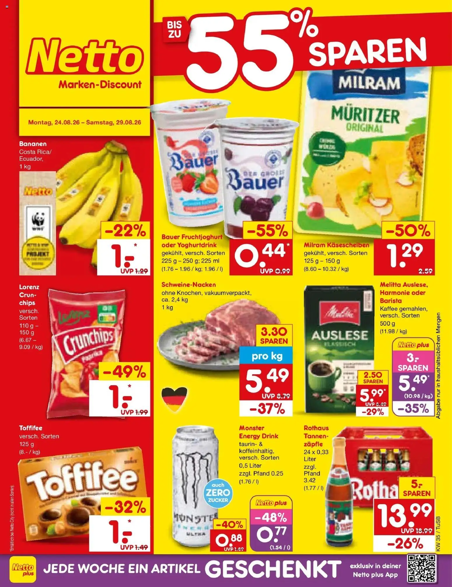 Vorschau von dem Prospekt des Geschäftes Netto Marken-Discount, gültig ab dem 24.08.2026