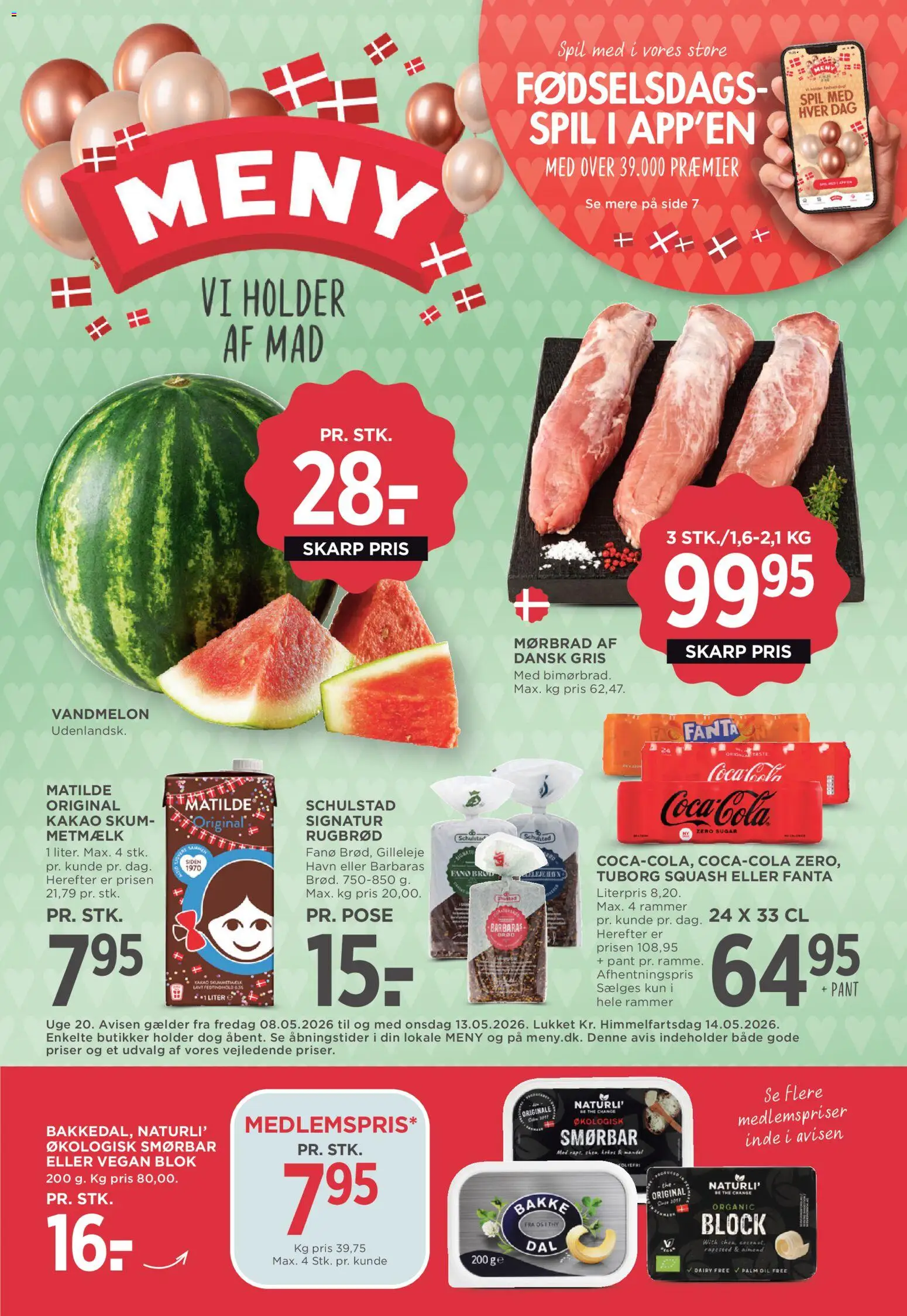 Eksempel på tilbudsavis Meny - Tilbudsavis uge 20 fra butik Meny gyldig fra 08/05/2026