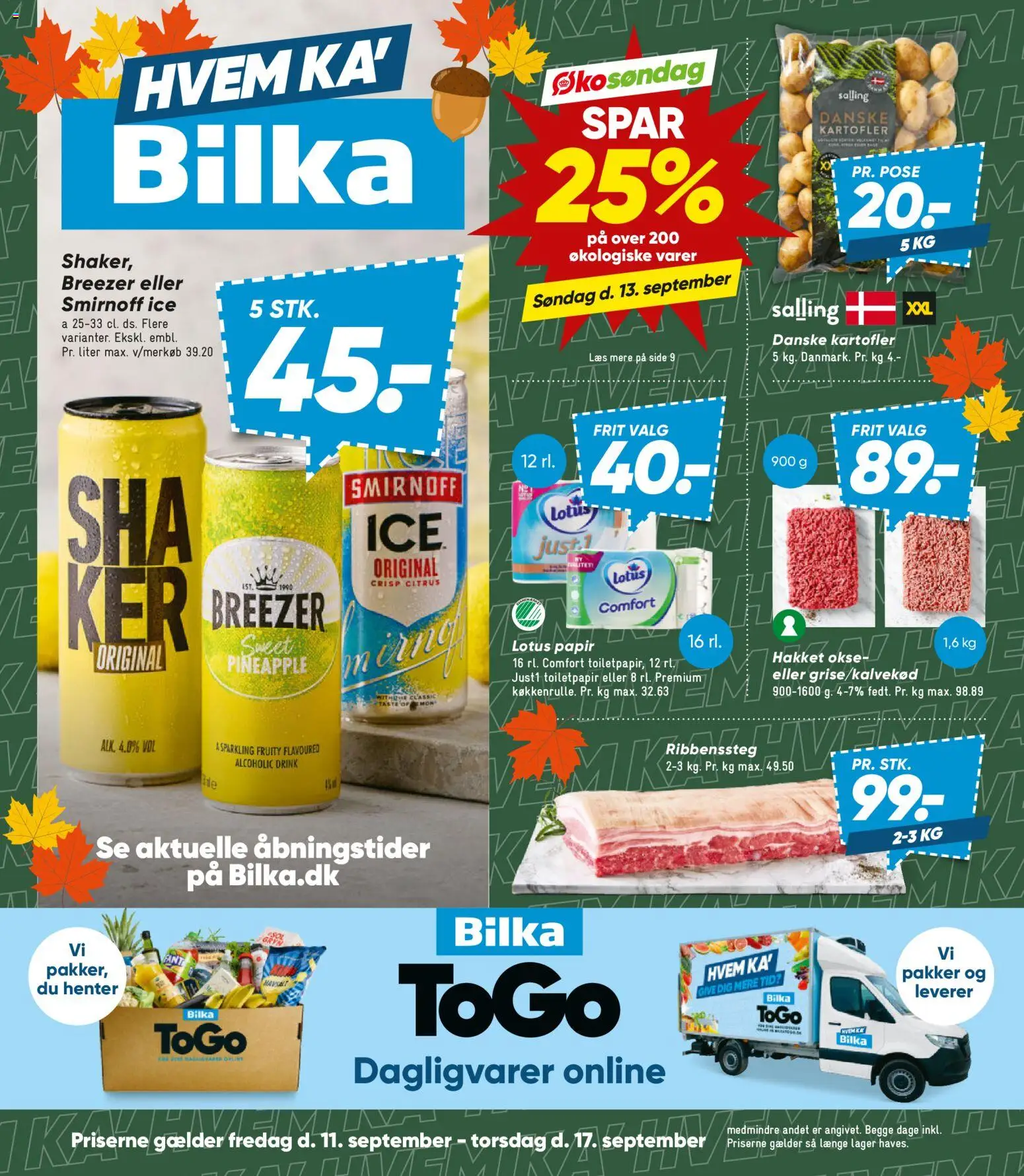 Eksempel på tilbudsavis Bilka - Tilbudsavis uge 38 fra butik Bilka gyldig fra 11/09/2026