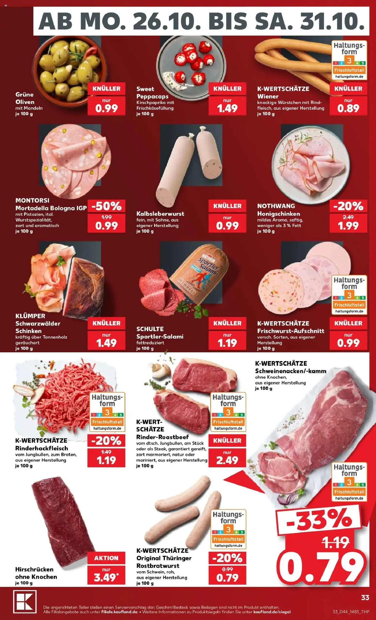 Vorschau von dem Prospekt des Geschäftes Kaufland, gültig ab dem 26.10.2026