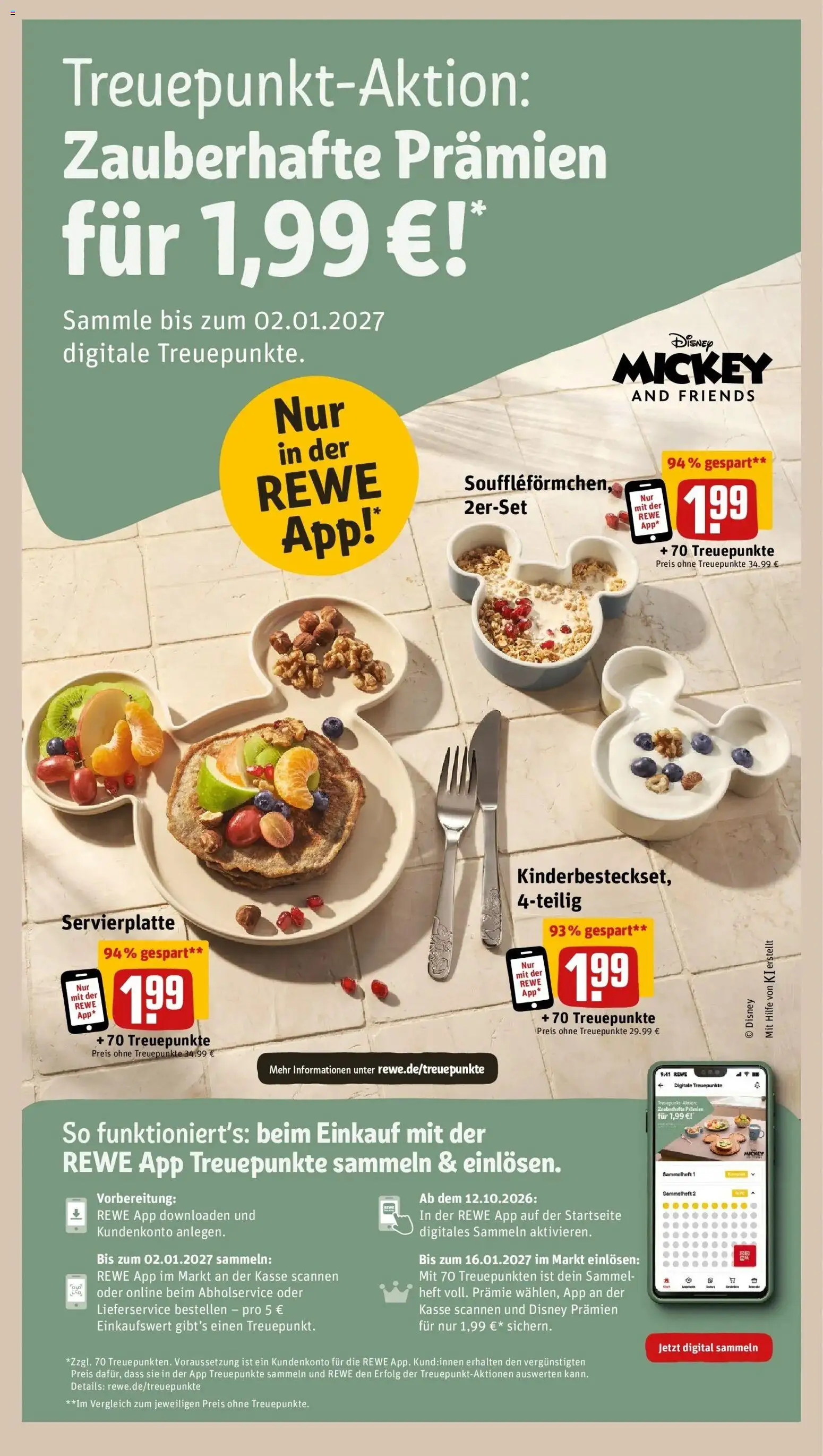 Vorschau von dem Prospekt des Geschäftes Rewe, gültig ab dem 26.10.2026