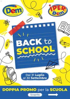 Anteprima dell'opuscolo DEM volantino Scuola dal negozio DEM valido da 31/07/2026