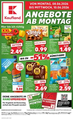 Vorschau von dem Prospekt des Geschäftes Kaufland, gültig ab dem 08.06.2026