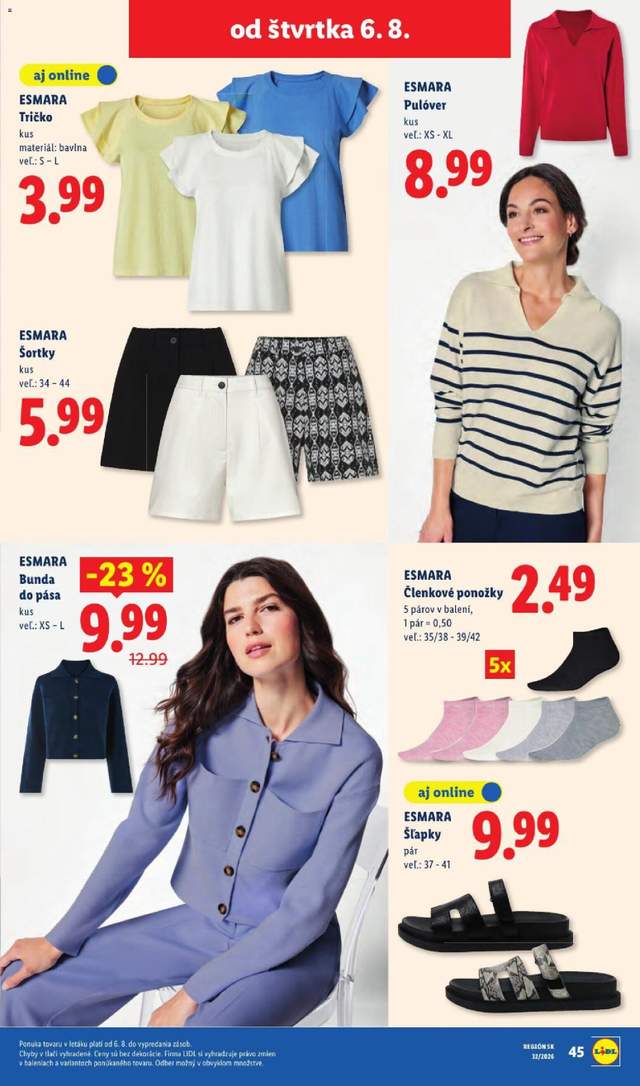 Nový Lidl leták od 03.08.