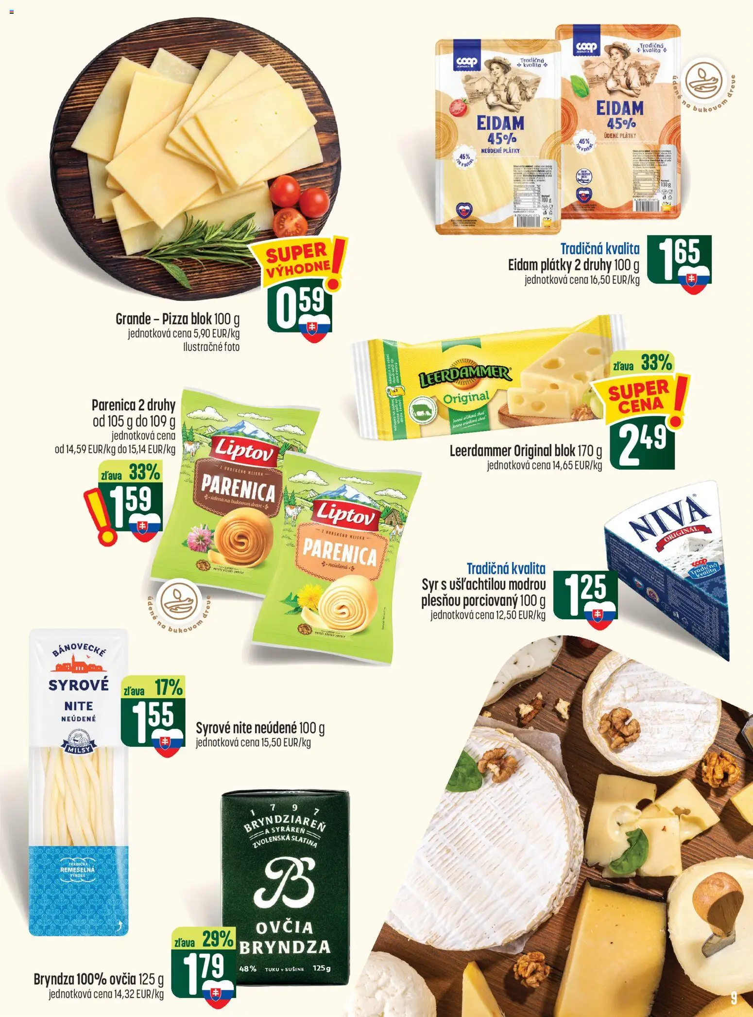 Náhľad COOP Jednota letáku platného od 22.10.2026 - Pizza, Syr, Bryndza, Eidam