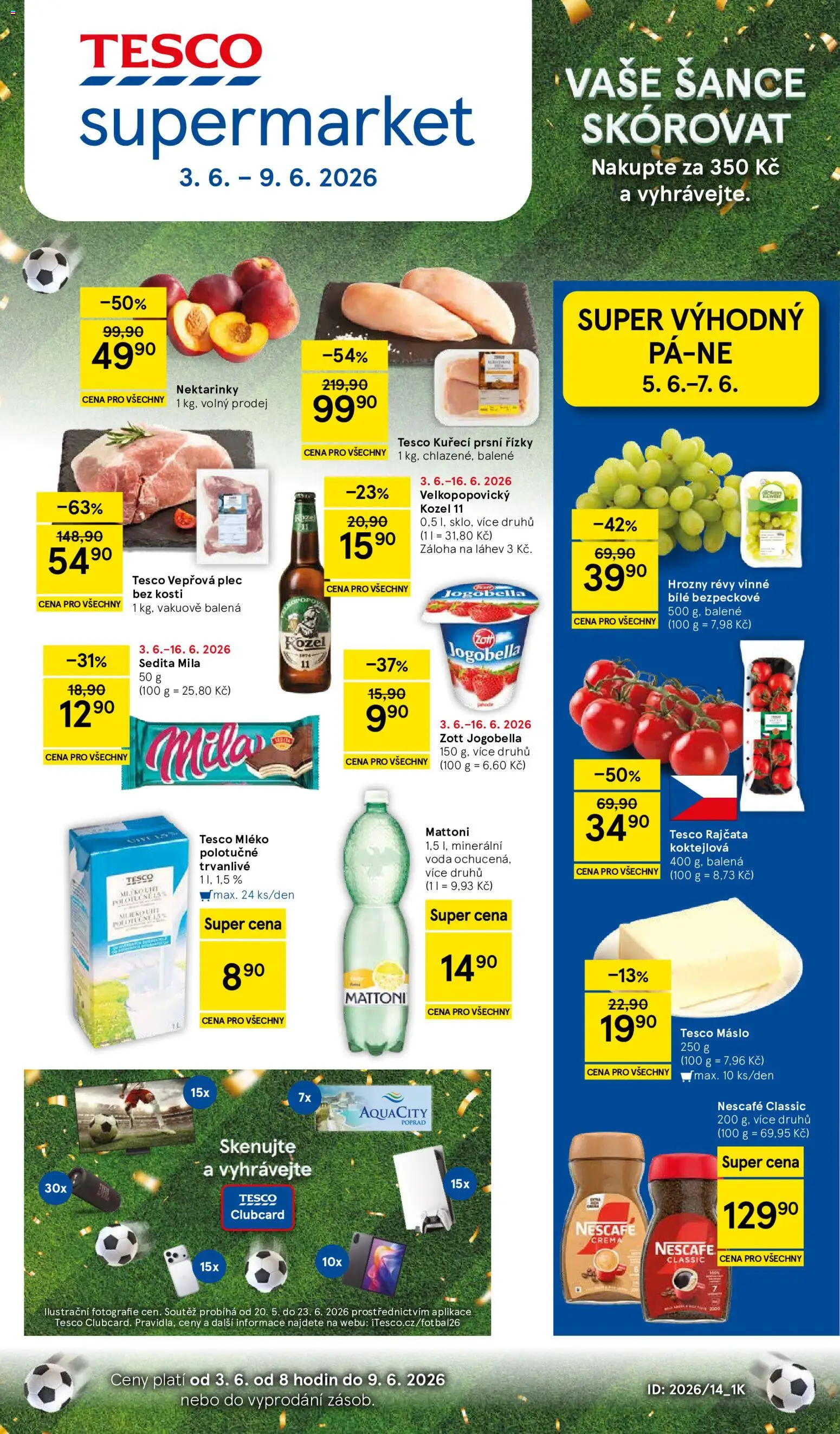Náhled nabídky: Tesco Tesco leták - Supermarket platný od 03.06.2026
