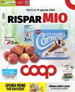 Anteprima dell'opuscolo COOP volantino dal negozio COOP valido da 06/08/2026