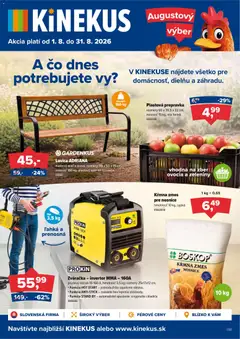 Náhľad Kinekus letáku platného od 01.08.2026