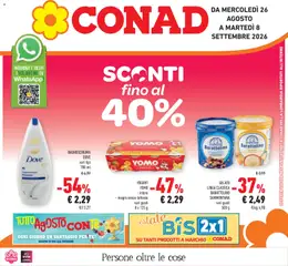 Anteprima dell'opuscolo Conad volantino Lombardia dal negozio Conad valido da 26/08/2026