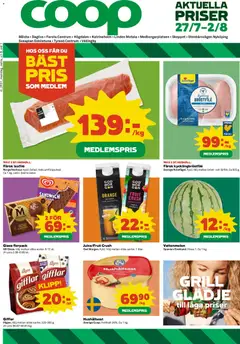 Förhandsgranska reklamblad Coop erbjudanden från butik Coop gäller från 27/07/2026
