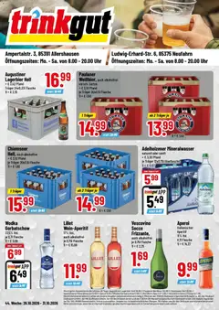 Vorschau von dem Prospekt des Geschäftes Trinkgut, gültig ab dem 26.10.2026