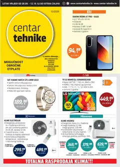 Pregled letka Centar Tehnike Katalog trgovine Centar Tehnike vrijedi od 28.09.2026