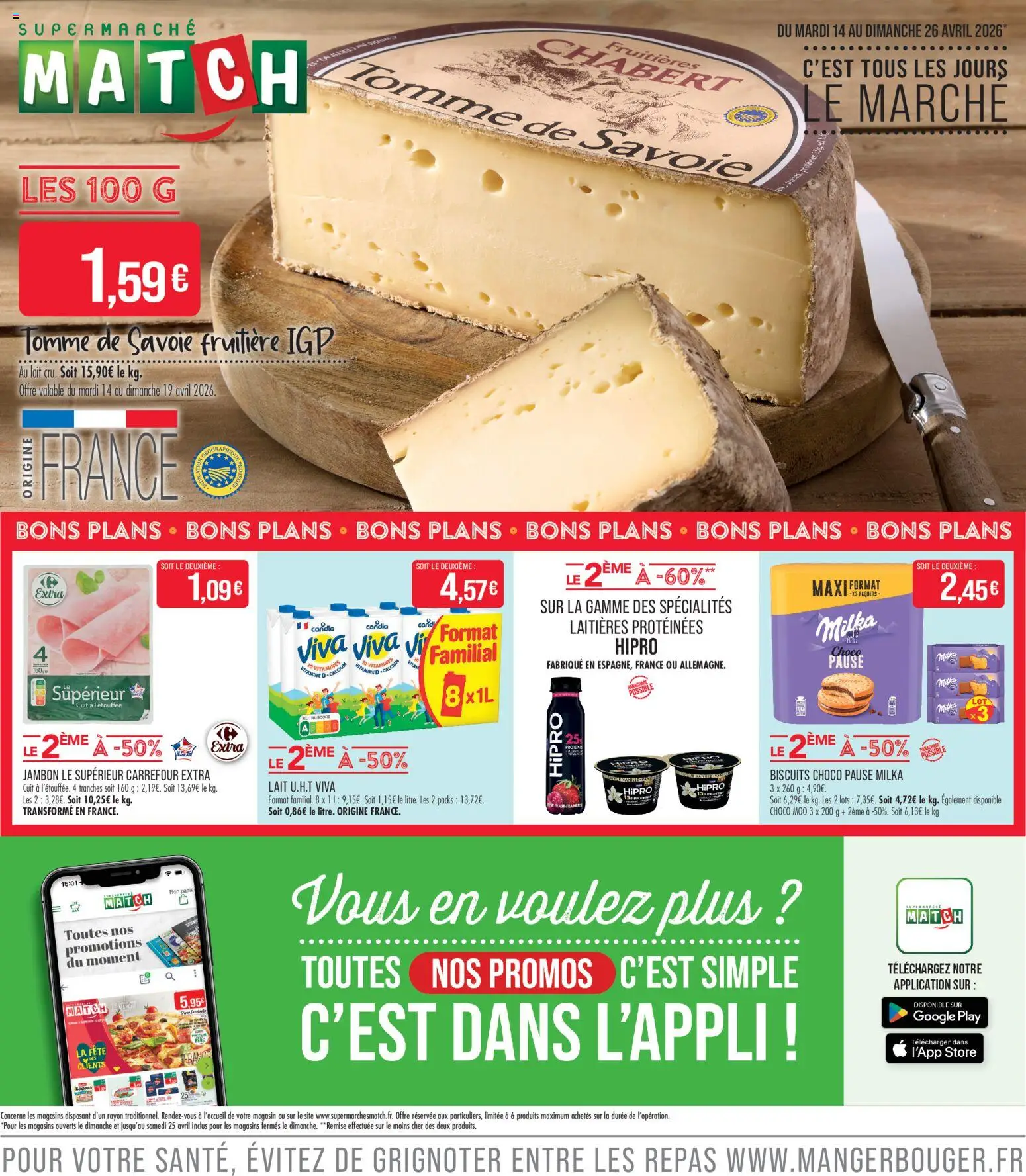 Match Supermarché catalogue 14/04/2026 - nouveau prospectus