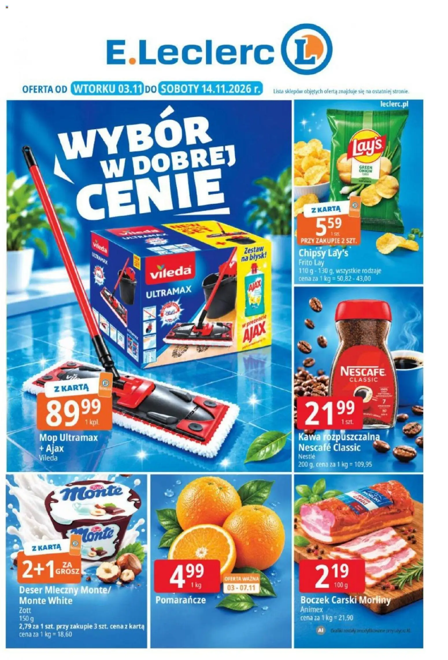 Pogląd gazetki "E.Leclerc gazetka" ze sklepu E.Leclerc ważnej od 03.11.2026