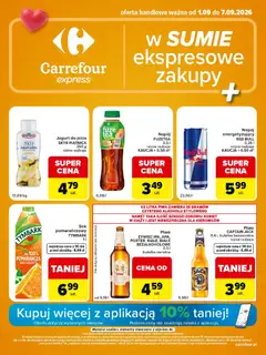 Pogląd gazetki "Carrefour gazetka - Express II" ze sklepu Carrefour ważnej od 01.09.2026