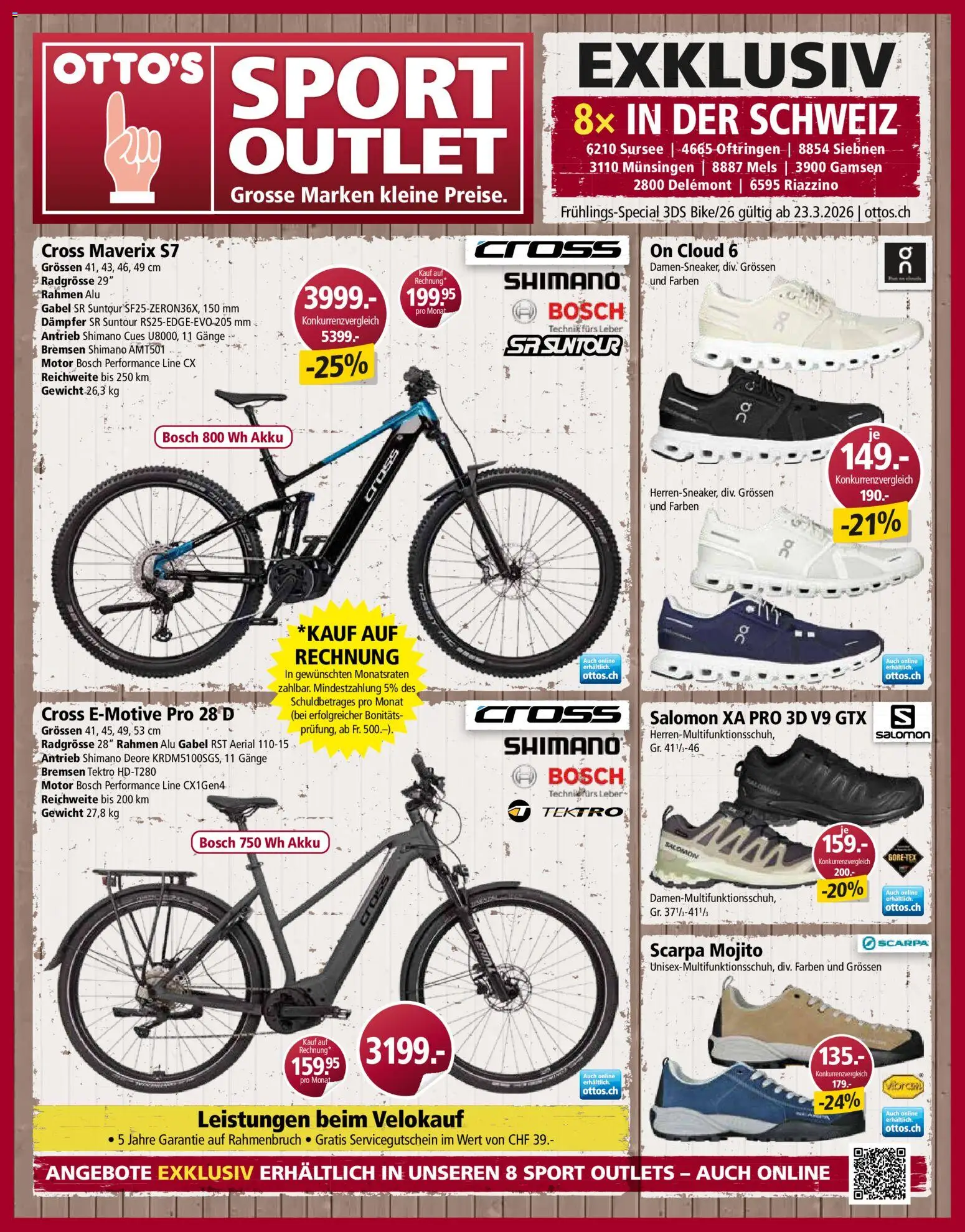 Vorschau des Merkblatts Otto's aktionen Bike Spezial vom Shop Otto's gültig von 23.03.2026 bis 