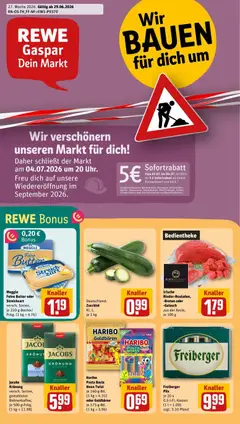 Vorschau von dem Prospekt des Geschäftes Rewe, gültig ab dem 28.06.2026