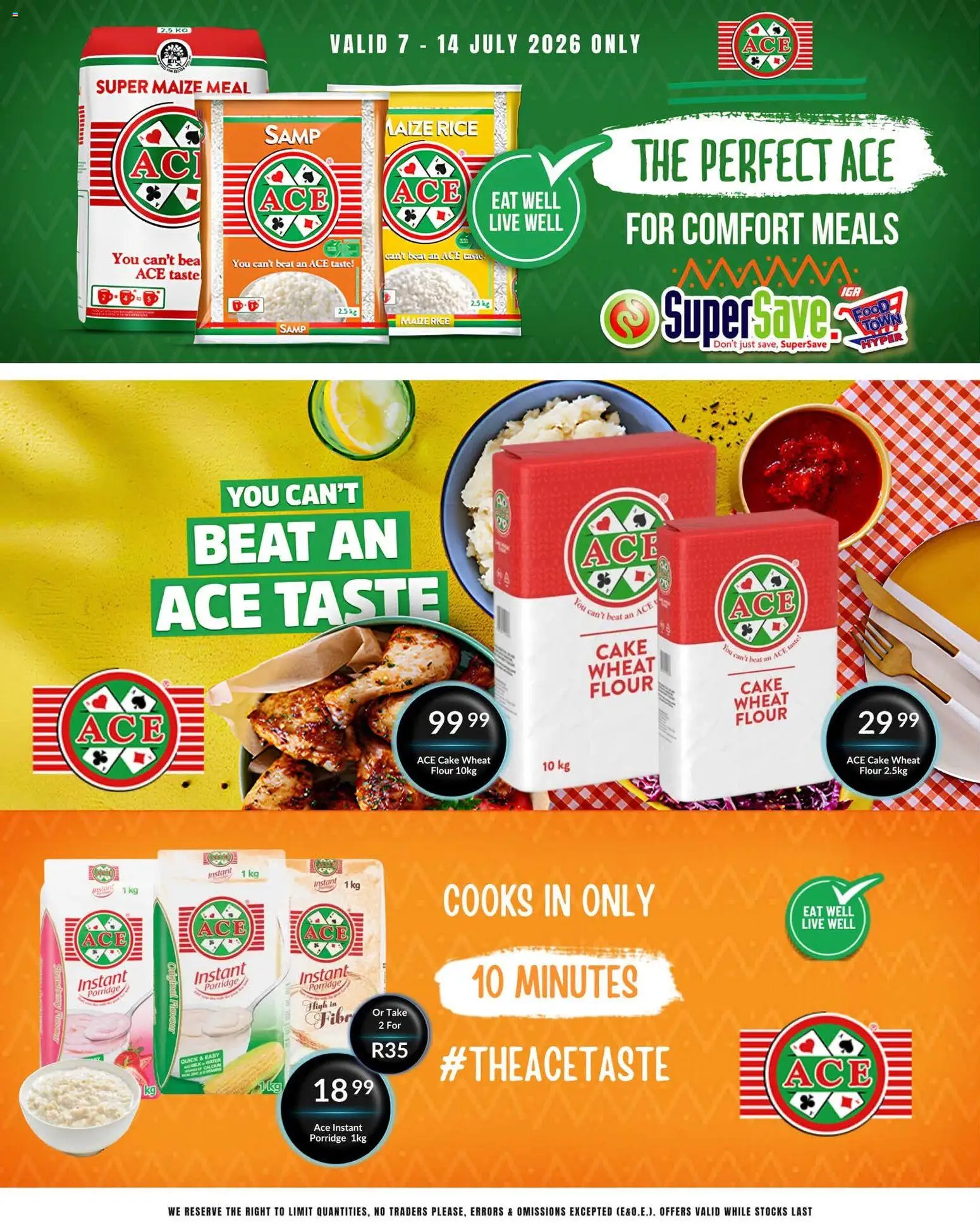 Preview of Super Save flyer valid from 06/07/2026 - Cake, Rice, Flour, Maize meal, Grill, Porridge