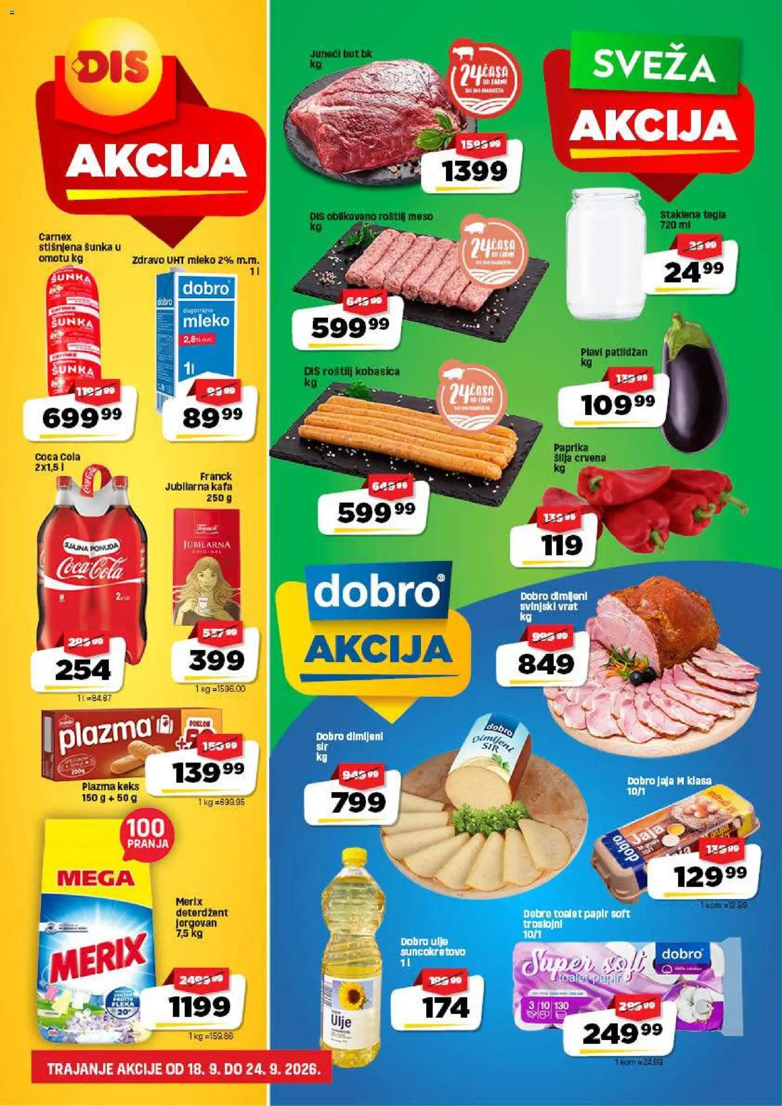 Pregled Super DIS kataloga - važi od 18.09.2026