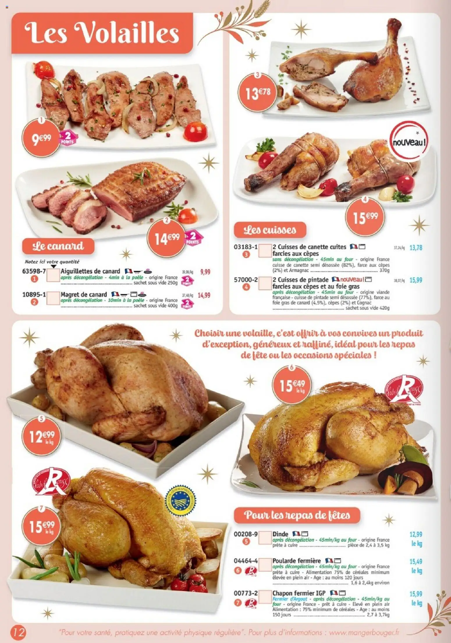 Prévisualisation de Maximo catalogue du magasin Maximo formulaire valide 26/10/2026 - Alimentation, Foie gras, Canard, Poêle, Foie, Viande, Céréales, Foie Gras de Canard