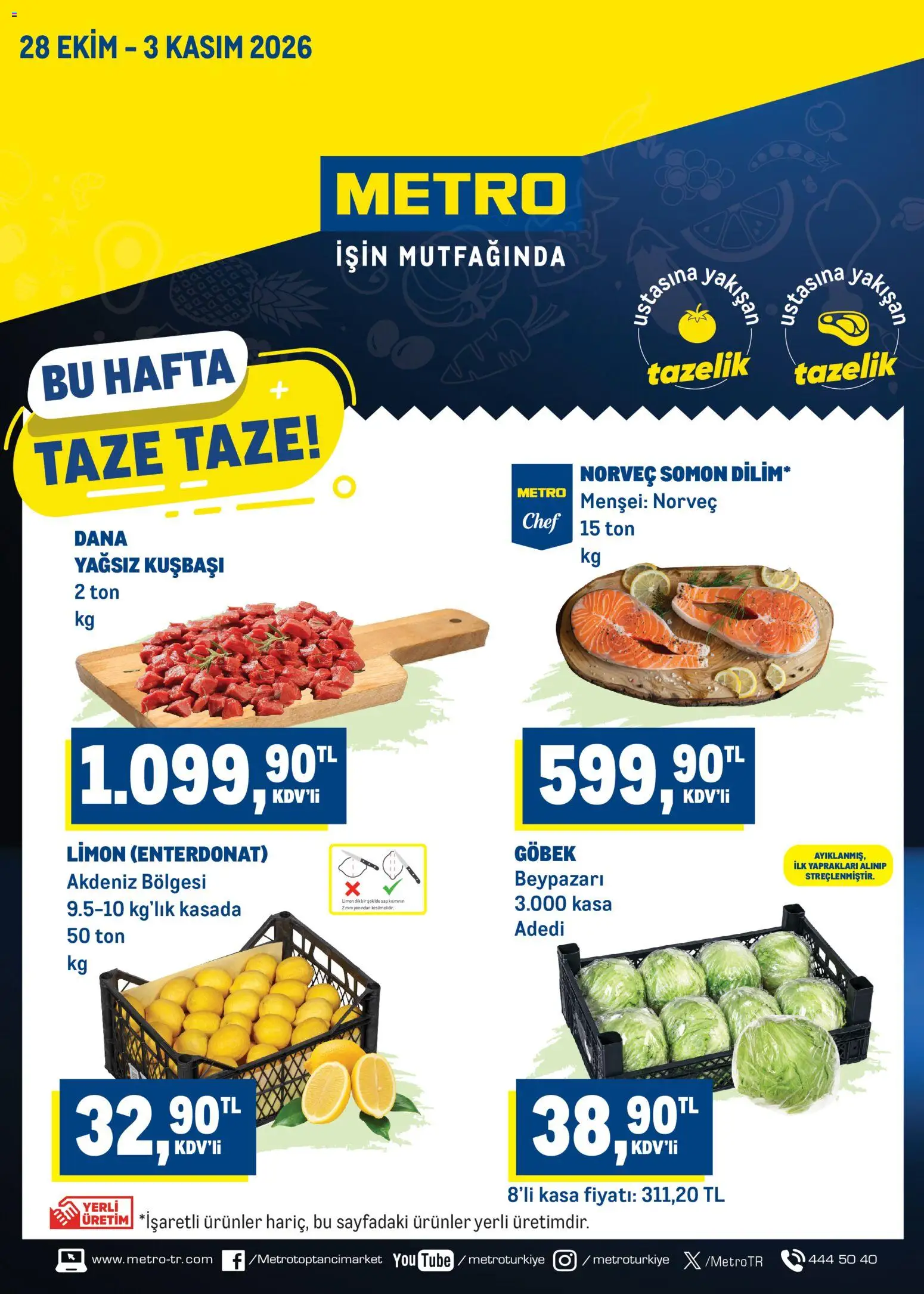 Metro Metro Katalog 28.10.2026 - Broşürünün önizlemesi