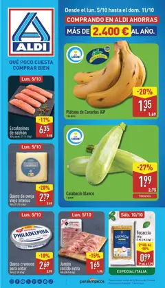 Vista previa del folleto de la tienda Aldi válido desde el 05/10/2026 