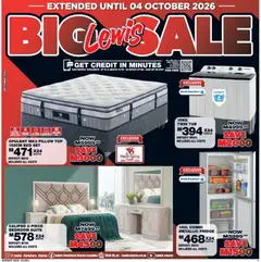 Preview of Lewis Stores flyer valid from 28/09/2026
