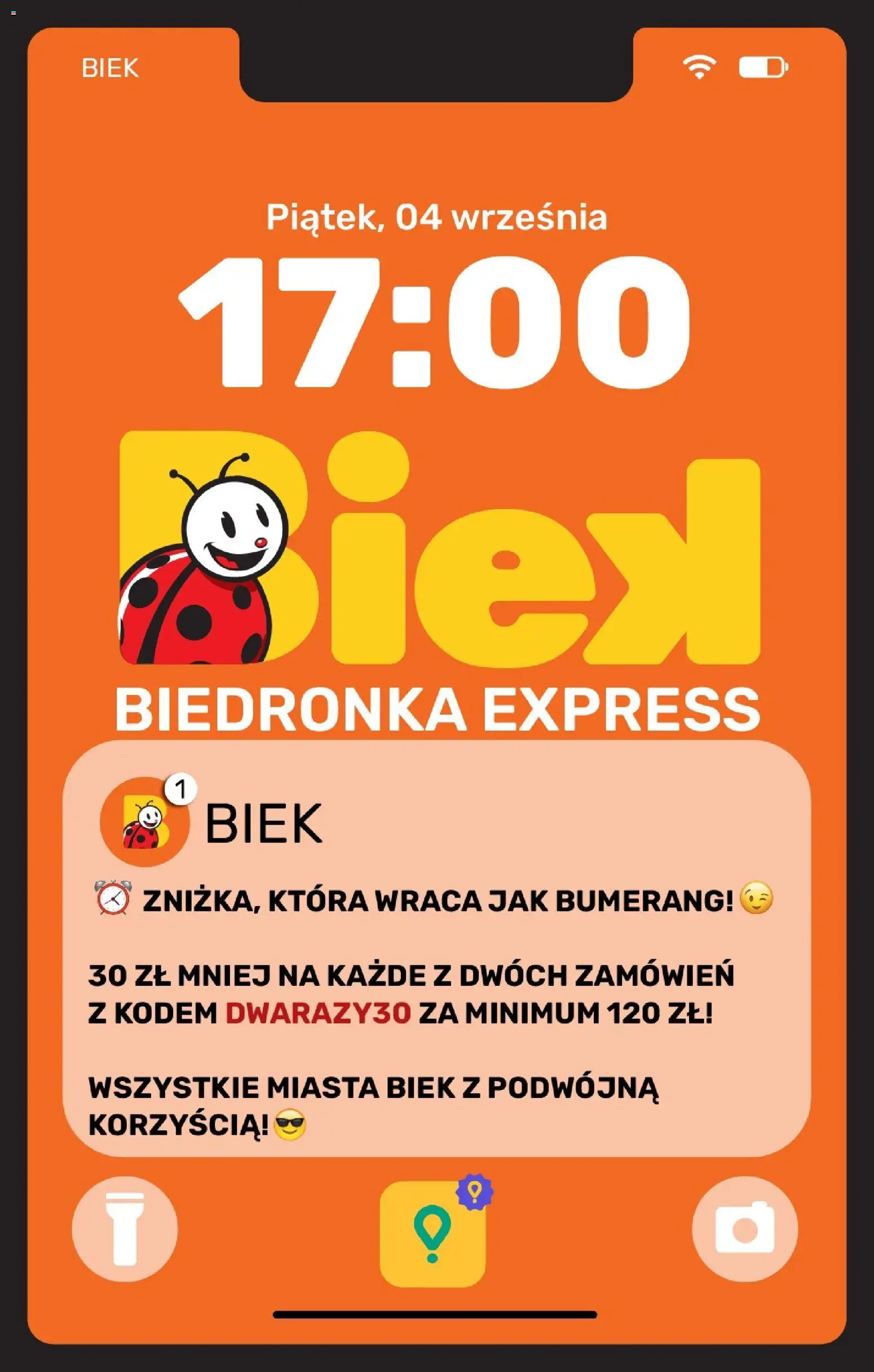 Pogląd gazetki "Biedronka gazetka - Biek" ze sklepu Biedronka ważnej od 04.09.2026