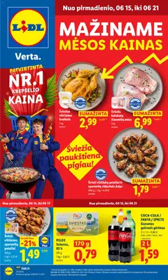 LIDL parduotuvės leidinio LIDL leidinys galiojančio nuo 2026.06.15 peržiūra